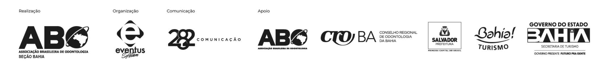 Realização, Organização, Comunicação e Apoio — CIOBA 2026